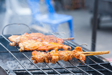 Grilled pork in Thai style