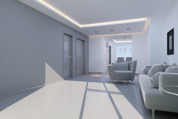 white interior design