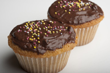  Muffins with chocolate