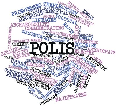 Word cloud for Polis