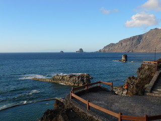 terrace on the coast at el hierro