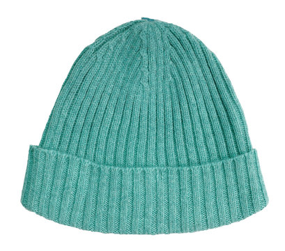 green woolen cap