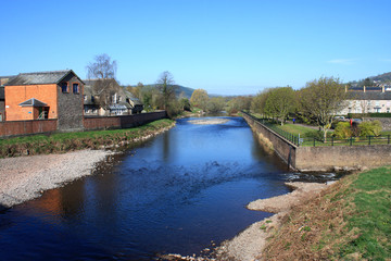 Fototapeta na wymiar River Usk, Brecon