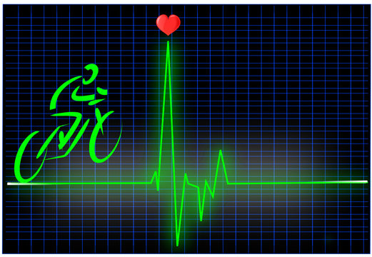 EKG mit Sportler