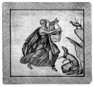 Antique Roman Mosaique