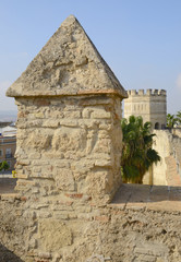 Fototapeta na wymiar Wieża Alcazar Jerez w Hiszpanii.