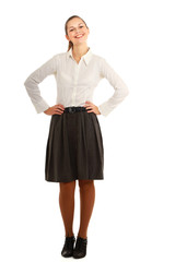 Portrait of a confident young woman standing