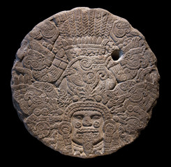 Stone altar disk to Tlaltecuhtli