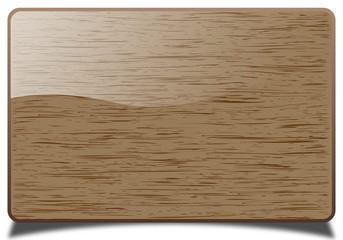 Wooden card