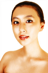 Portrait of Asian woman.