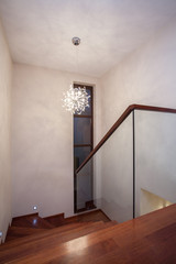 Travertine house - staircase
