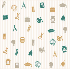 School seamless pattern 3