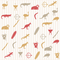 Australian seamless pattern