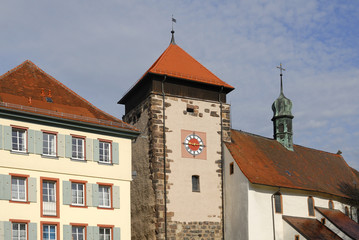 Fototapeta premium Das Bickentor in der Altstadt von Villingen