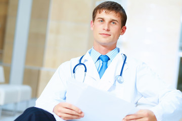 friendly male doctor