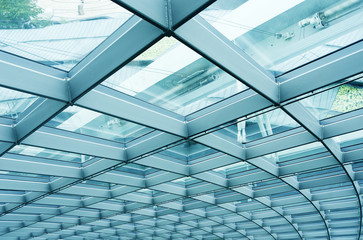 Modern reinforced steel glass Wall