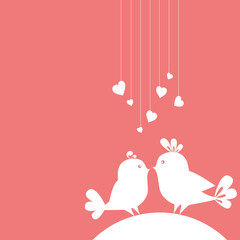 Two birds in love