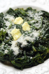 Spinaci al burro - Spinach with butter