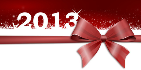 2013 Background with bow
