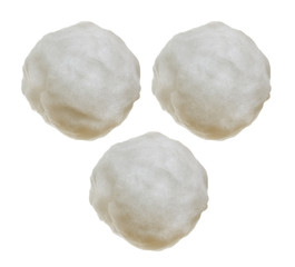 Natural  snowballs.