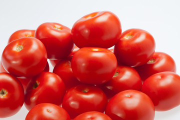 Fresh Tomatoes isolated on white