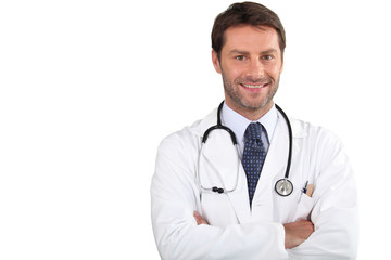 Fototapeta premium Doctor with stethoscope