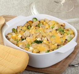 Chicken and Macaroni Casserole