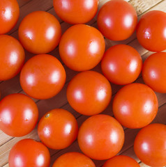 Cherry tomatoes background