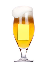 beer with empty note