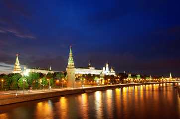 Obraz premium Panoramic view at the Moscow Kremlin