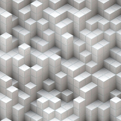 white cubes