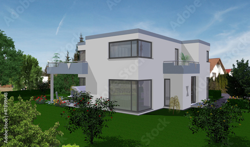 Einfamilienhaus flachdach stockfotos und lizenzfreie bilder auf