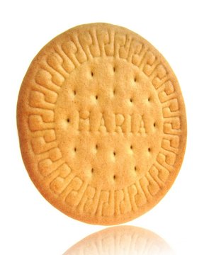 Isolated of Marie biscuit.