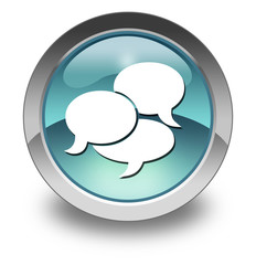 Light Blue Glossy Pictogram 