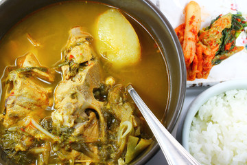 Pork Bone and Potato Soup - Gamjatang