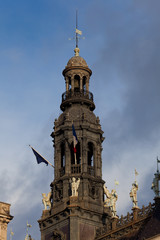 Fototapeta na wymiar Tower of the city council, Paris, France