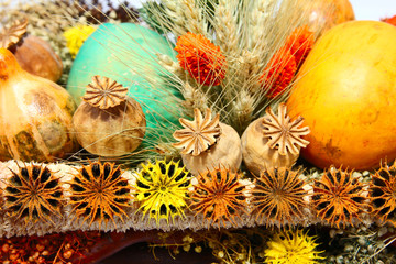 Still life with autumn goods