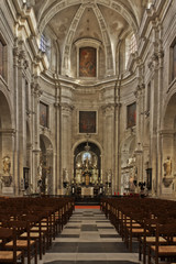 Interior of saint peter's church