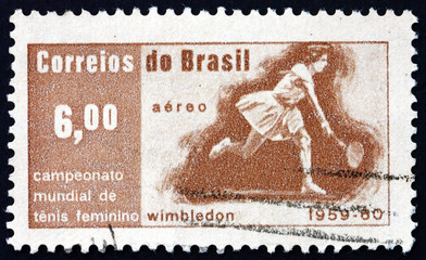 Postage stamp Brazil 1960 Maria E. Bueno