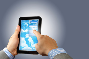 login with email and password