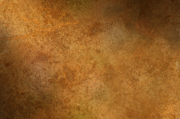 Grungy distressed rusty surface lit diagonally