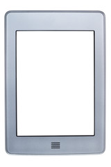 Touch screen tablet with blank white screen