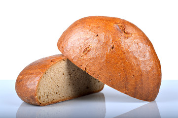tasty rye bread on the table