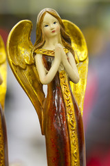 angel figurine - obrazy, fototapety, plakaty