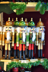 Nussknacker am Weihnachtsmarkt