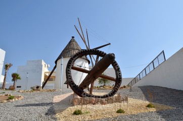 Viejo molino harinero en Carboneras