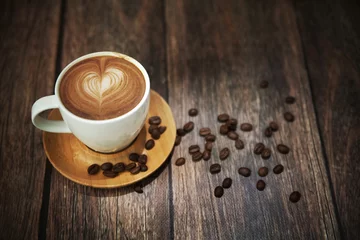 Keuken spatwand met foto Great shoot of coffee cup © konradbak