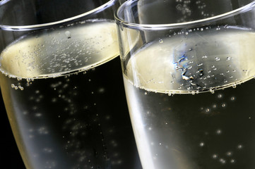 Verres de champagne