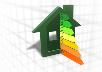 Home energy efficiency symbol