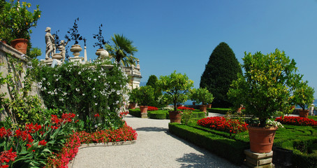 Jardins du Palais Borromée, Isola Bella, Lac Majeur, Italie